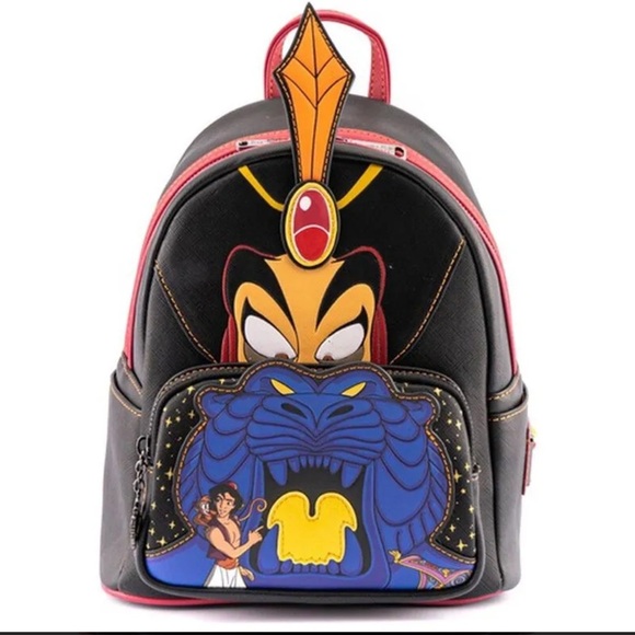Disney Handbags - Loungefly NWT Disney Jafar Villains Scene Mini Backpack with Bold Colors